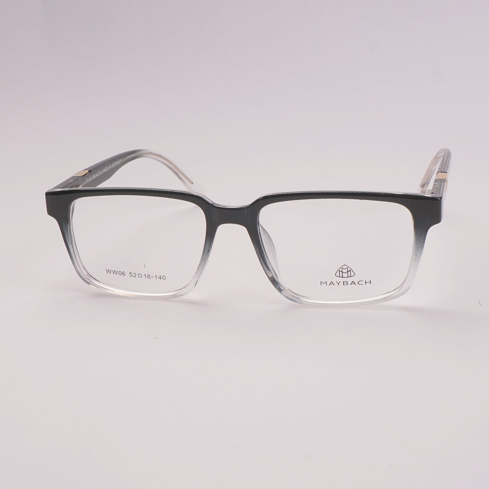 Optical Frame For Man & Woman Black White WW06