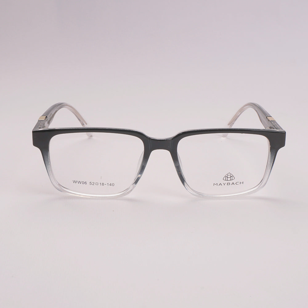 Optical Frame For Man & Woman Black White WW06