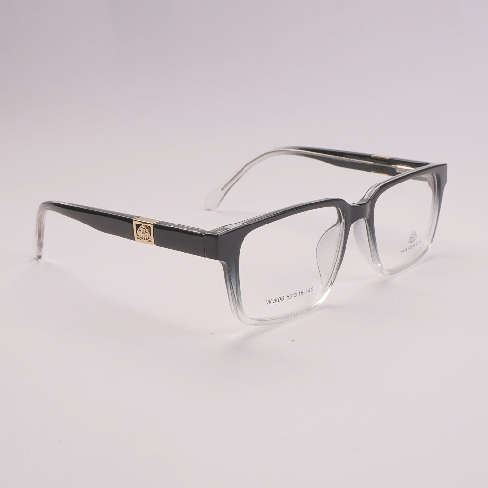 Optical Frame For Man & Woman Black White WW06