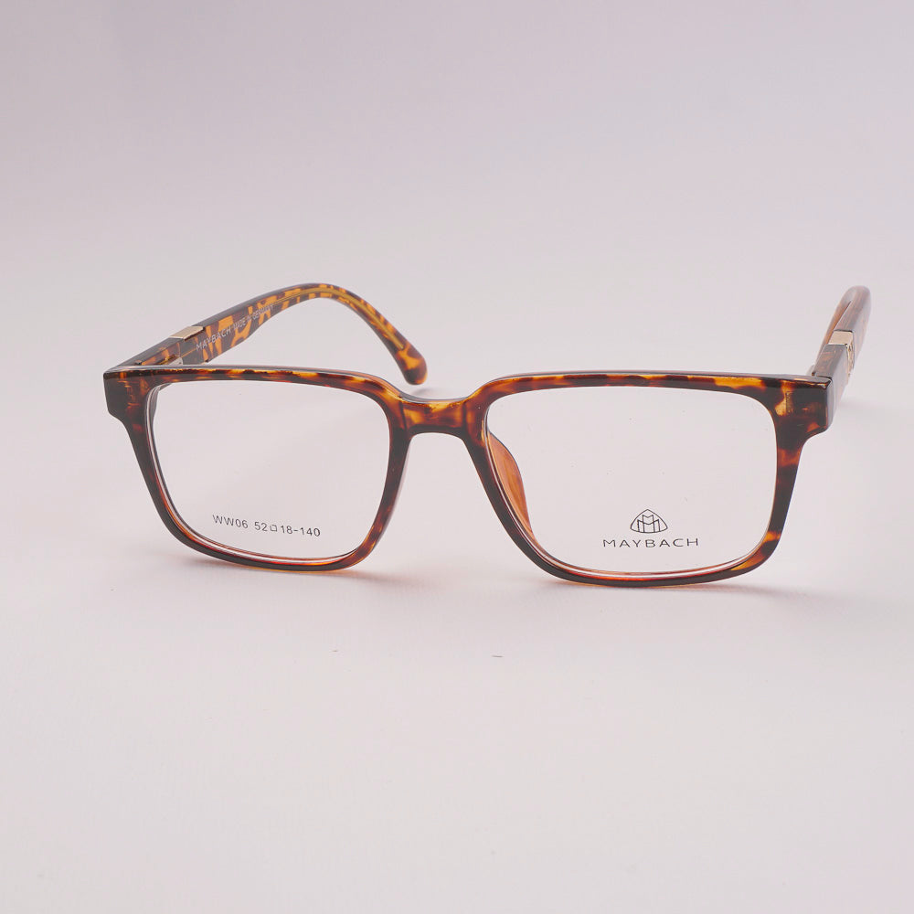 Optical Frame For Man & Woman Black Orange WW06