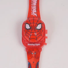 Kids Character digital watch Red SPMAN