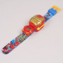 Kids Character digital watch Irn Man