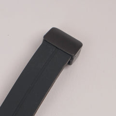 Woman Watch Black Dial With Rubber Straps