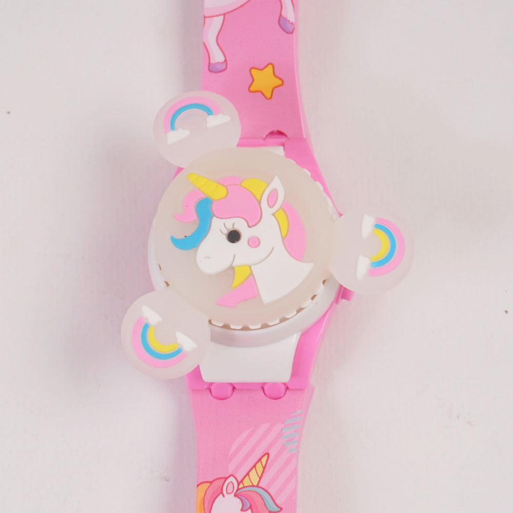 Kids Spinner Character digital watch unicorn