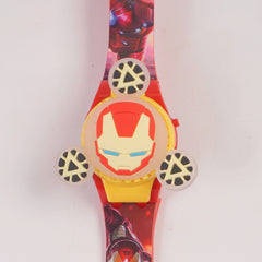 Kids Spinner Character digital watch irnman
