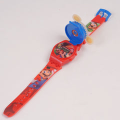 Kids Spinner Character digital watch maroi