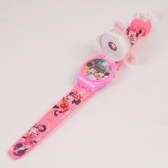 Kids Spinner Character digital watch mcky mouse