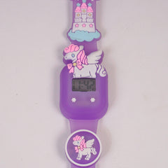 Kids Digital Character Watch Purple Unicorn