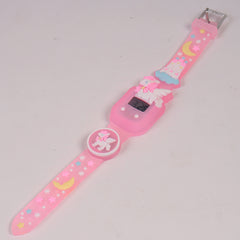 Kids Digital Character Watch Pink Unicorn