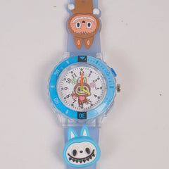 Kids Character Analogue Watch Cyan