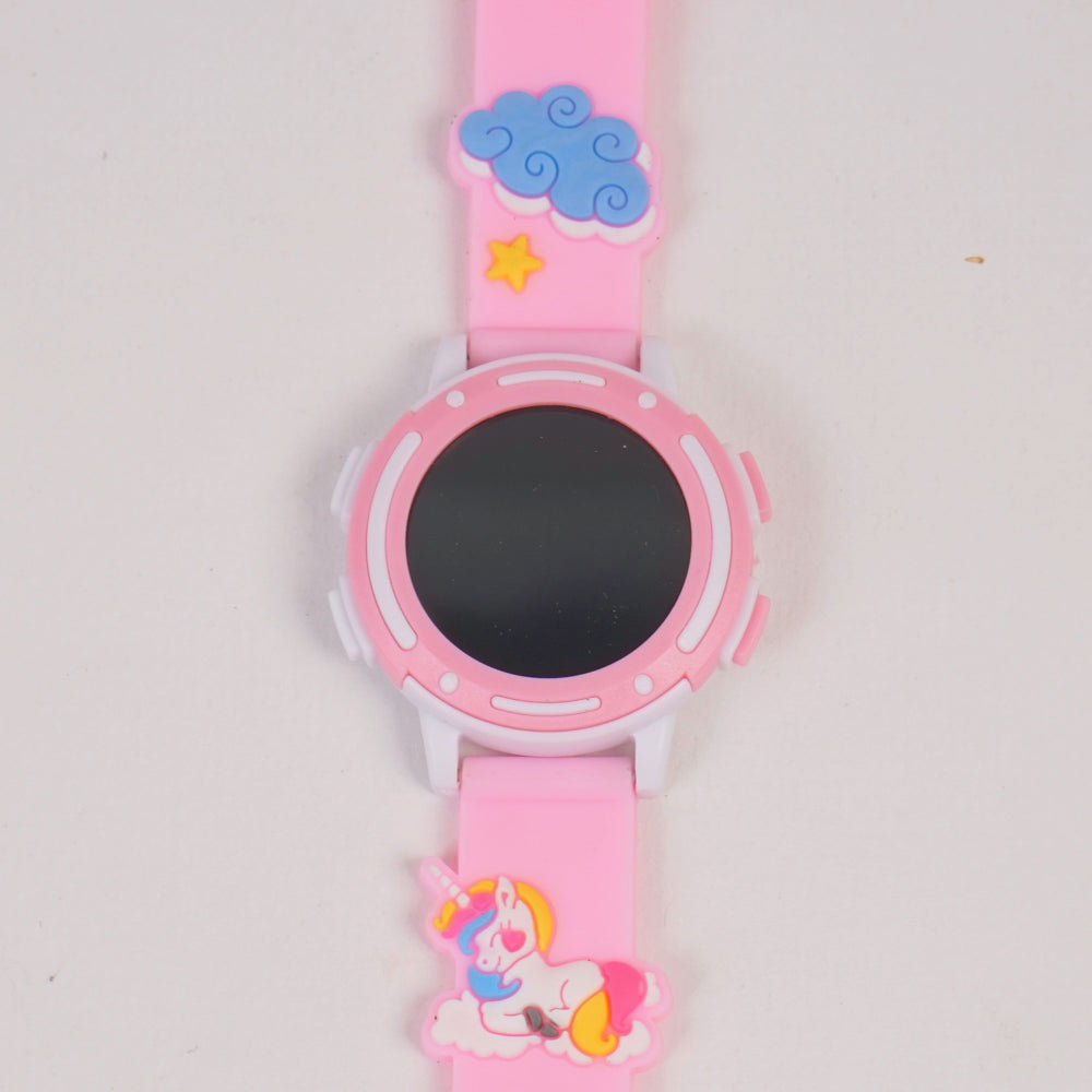 Kids Digital Character Watch Pink Unicorn