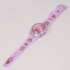 Kids Digital Character Purple Watch