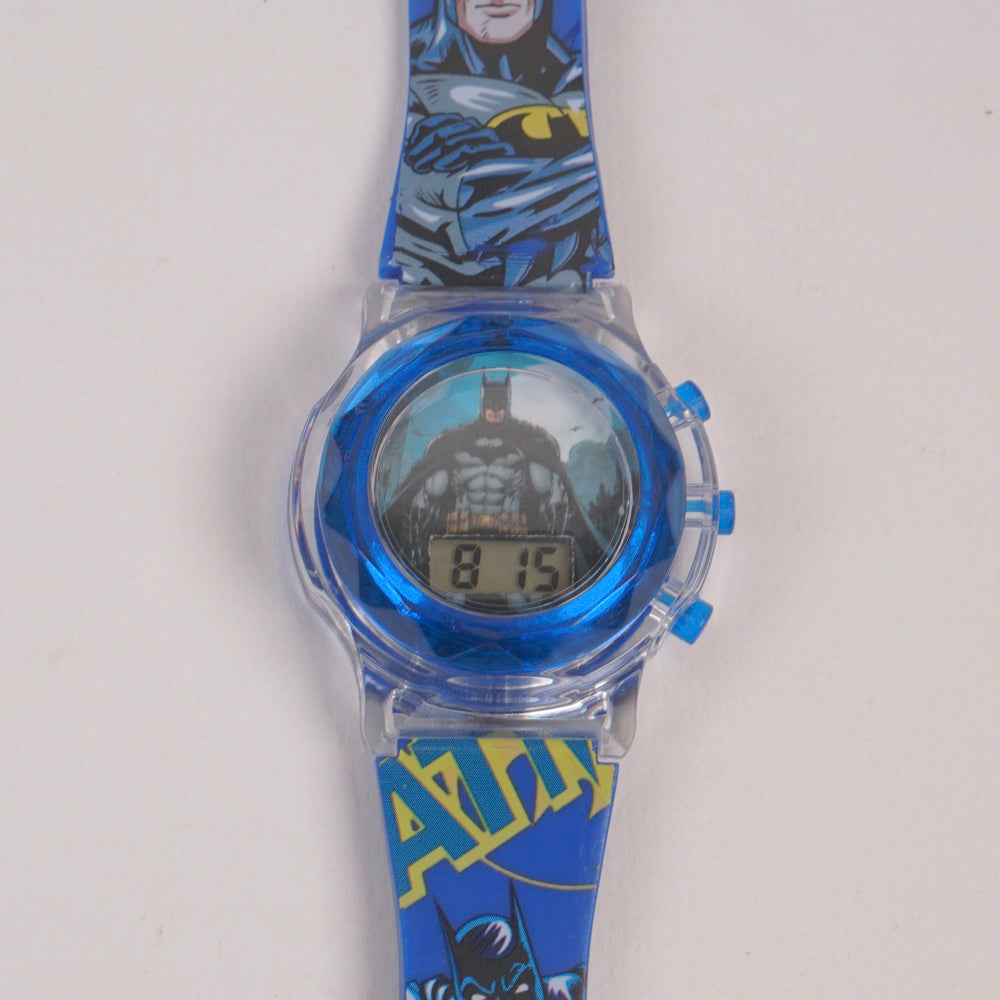 Kids Digital Character Blue Watch Bman