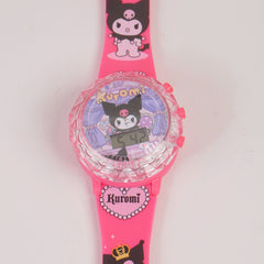 Kids Spinner Character digital watch pink