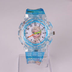 Kids Character Analogue Wrist Watch Cyan F