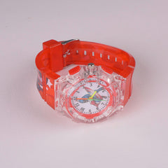 Kids Character Analogue Wrist Watch Red M