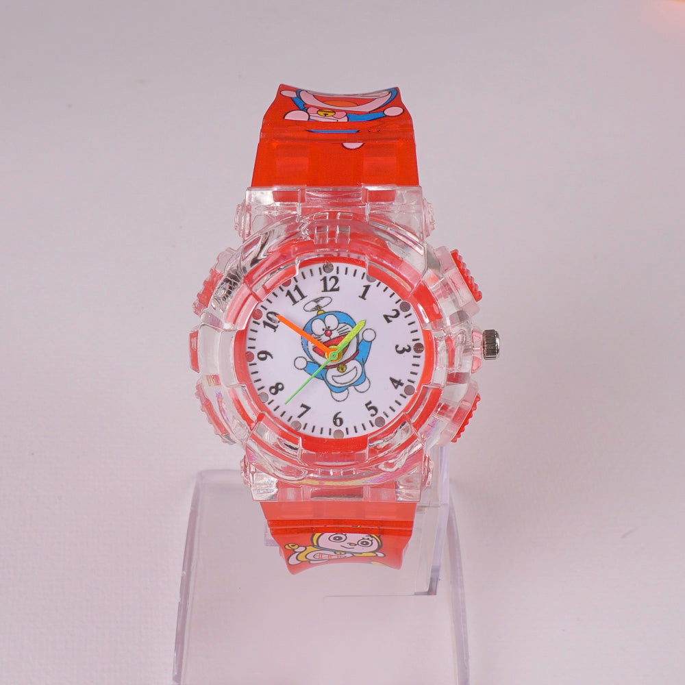 Kids Character Analogue Wrist Watch Red D