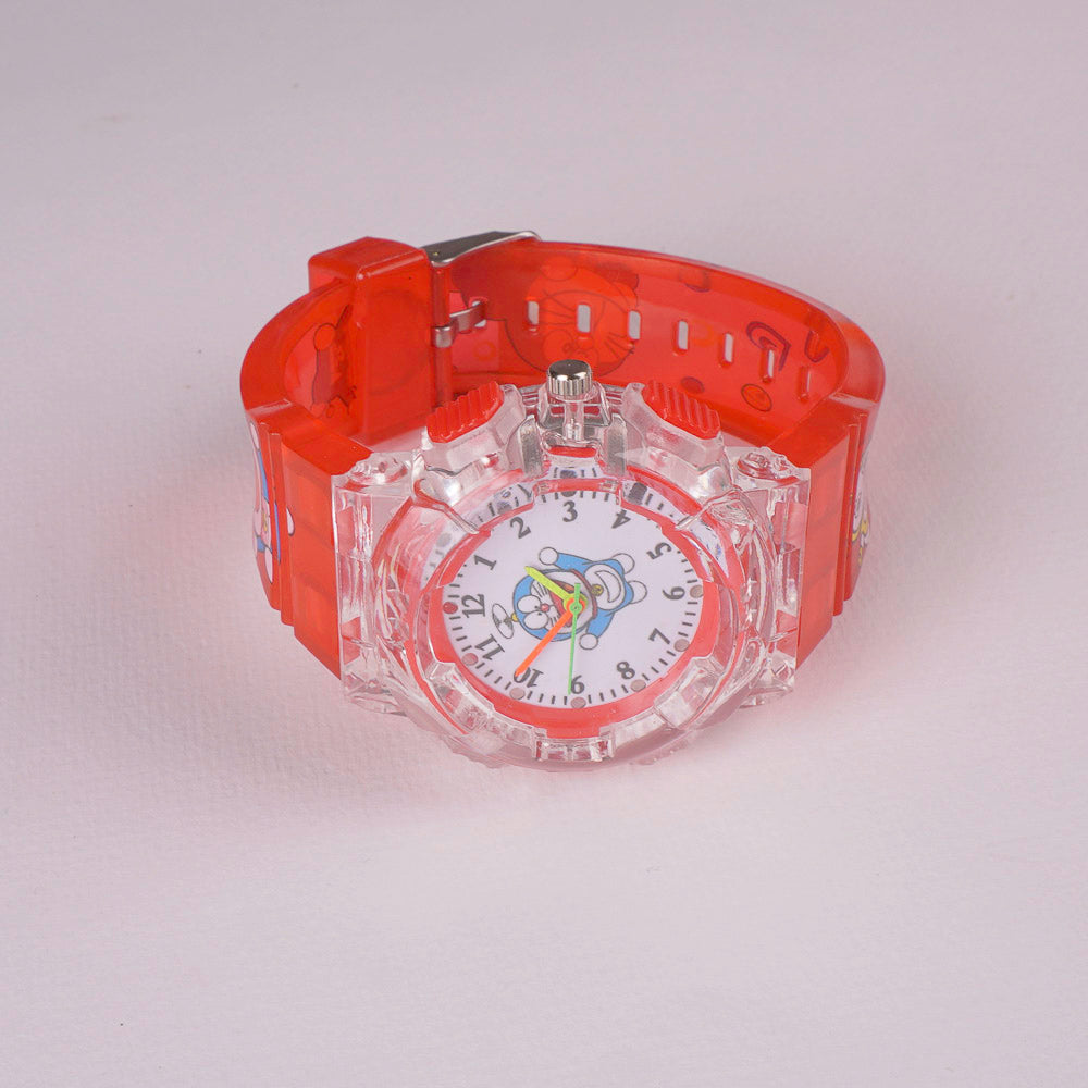 Kids Character Analogue Wrist Watch Red D