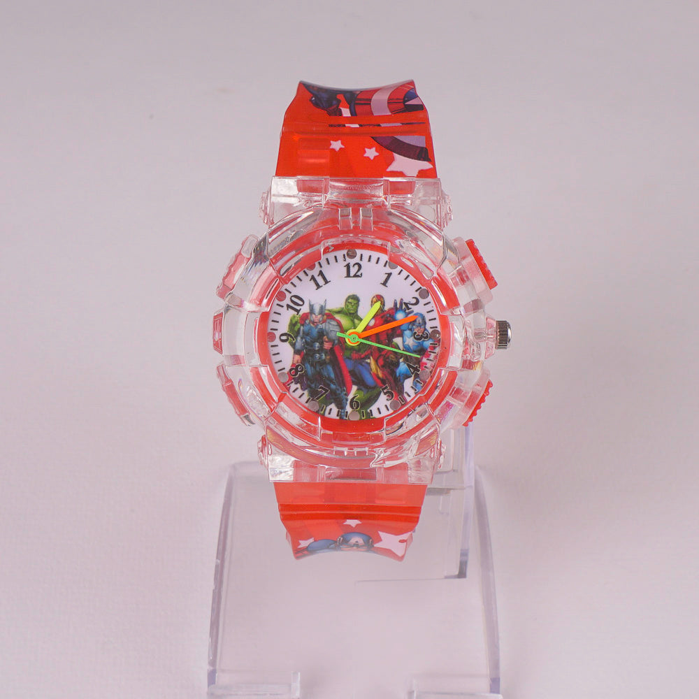 Kids Character Analogue Wrist Watch Red M