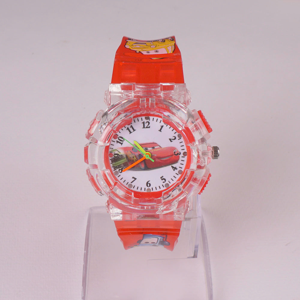 Kids Character Analogue Wrist Watch Red C