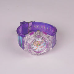 Kids Character Analogue Wrist Watch Purple F