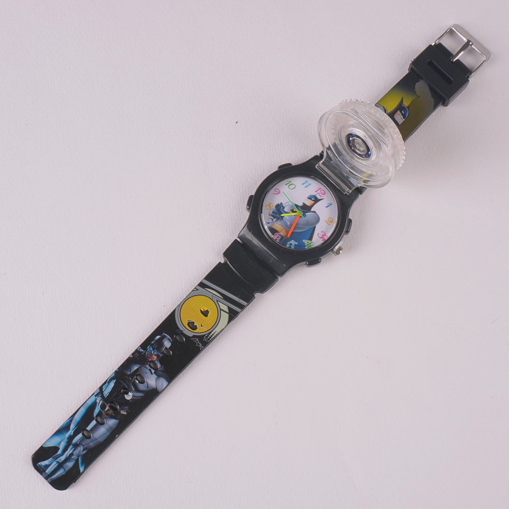 Kids Character Analogue Wrist Watch Black B