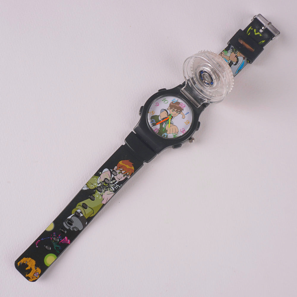 Kids Character Analogue Wrist Watch Black B