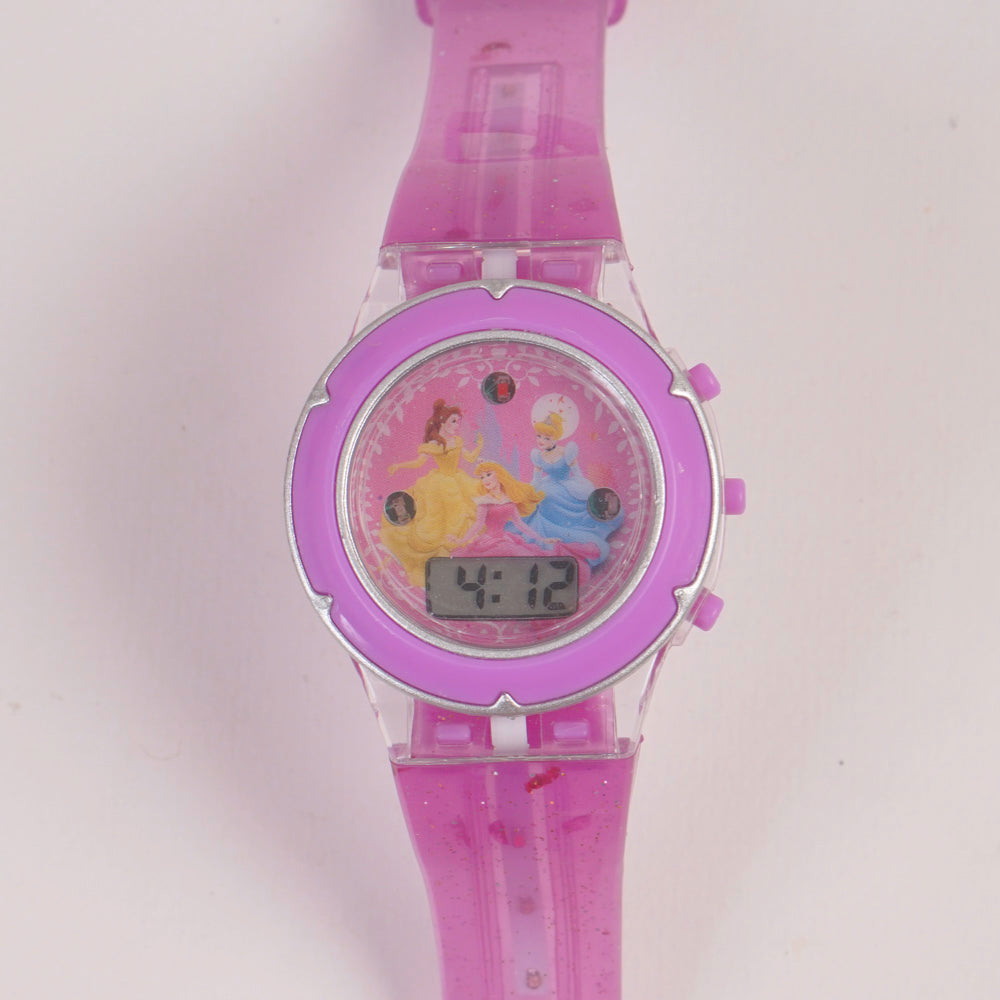 Kids Musical Lighting digital watch purple