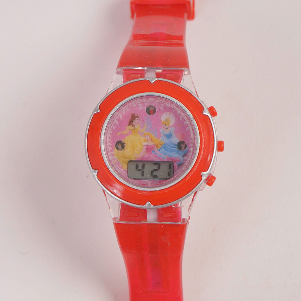 Kids Musical Lighting digital watch Red