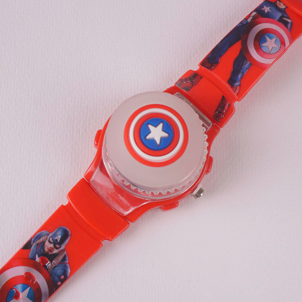 Kids Character Analogue Wrist Watch Red M