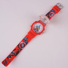 Kids Character Analogue Wrist Watch Red M