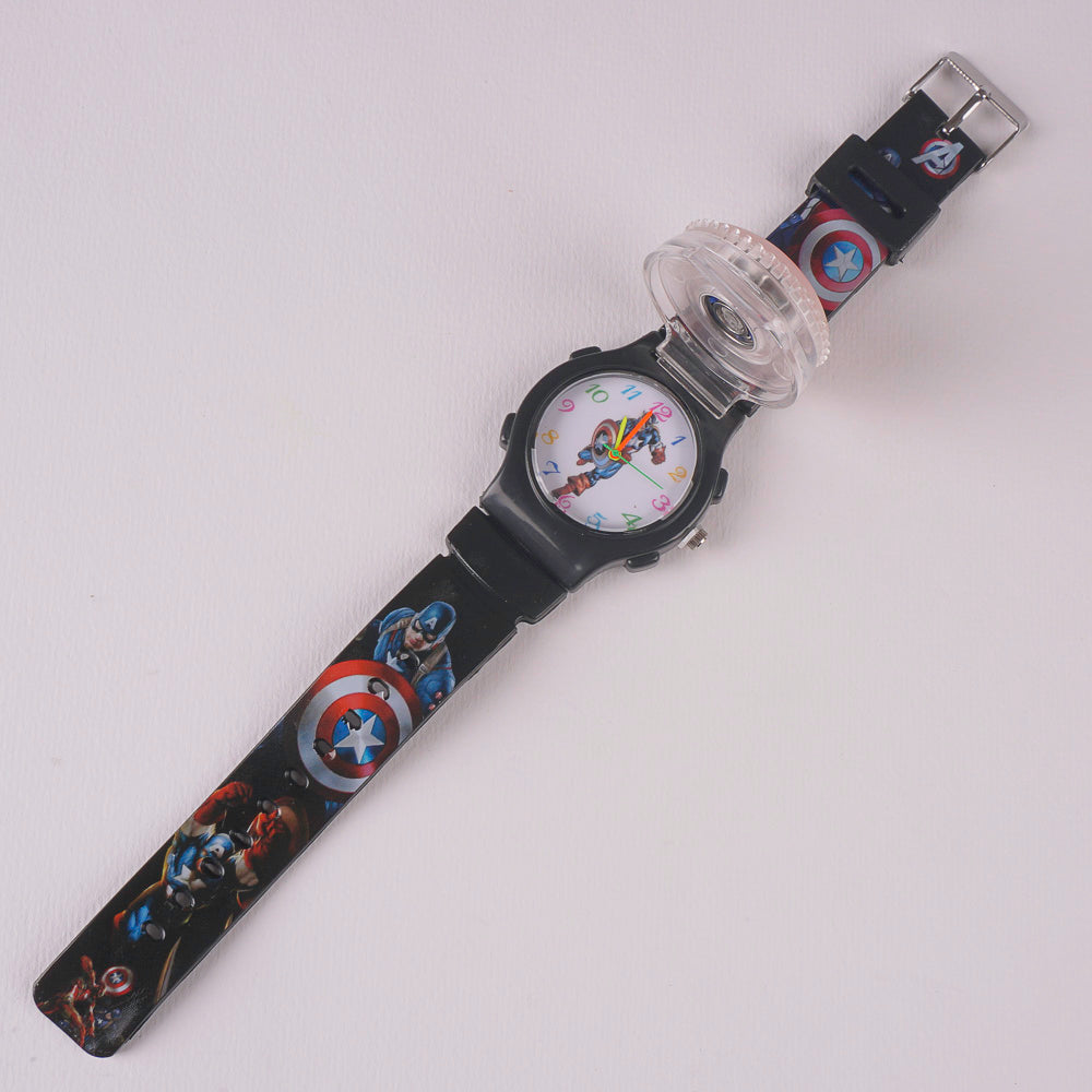 Kids Character Analogue Wrist Watch Black M