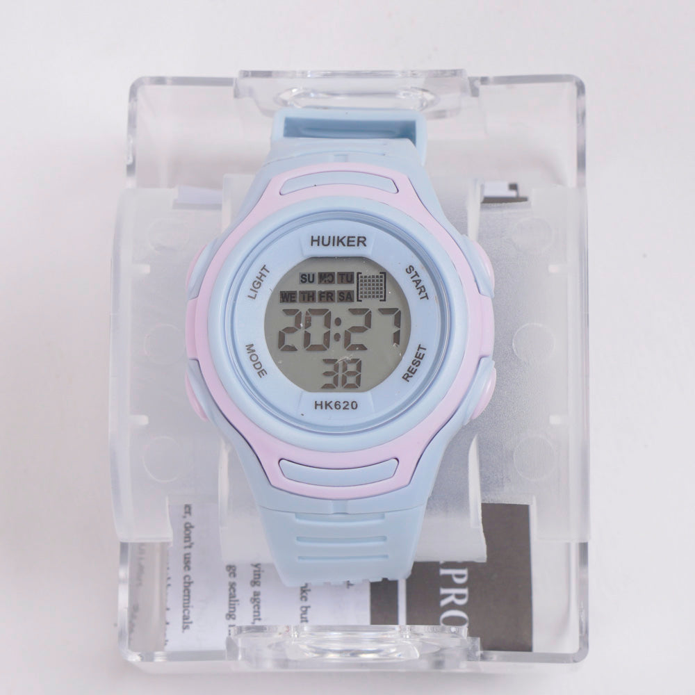 KIDS  sports digital watch light blue