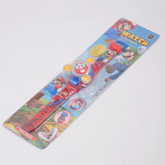 Kids Spinner Character digital watch mario
