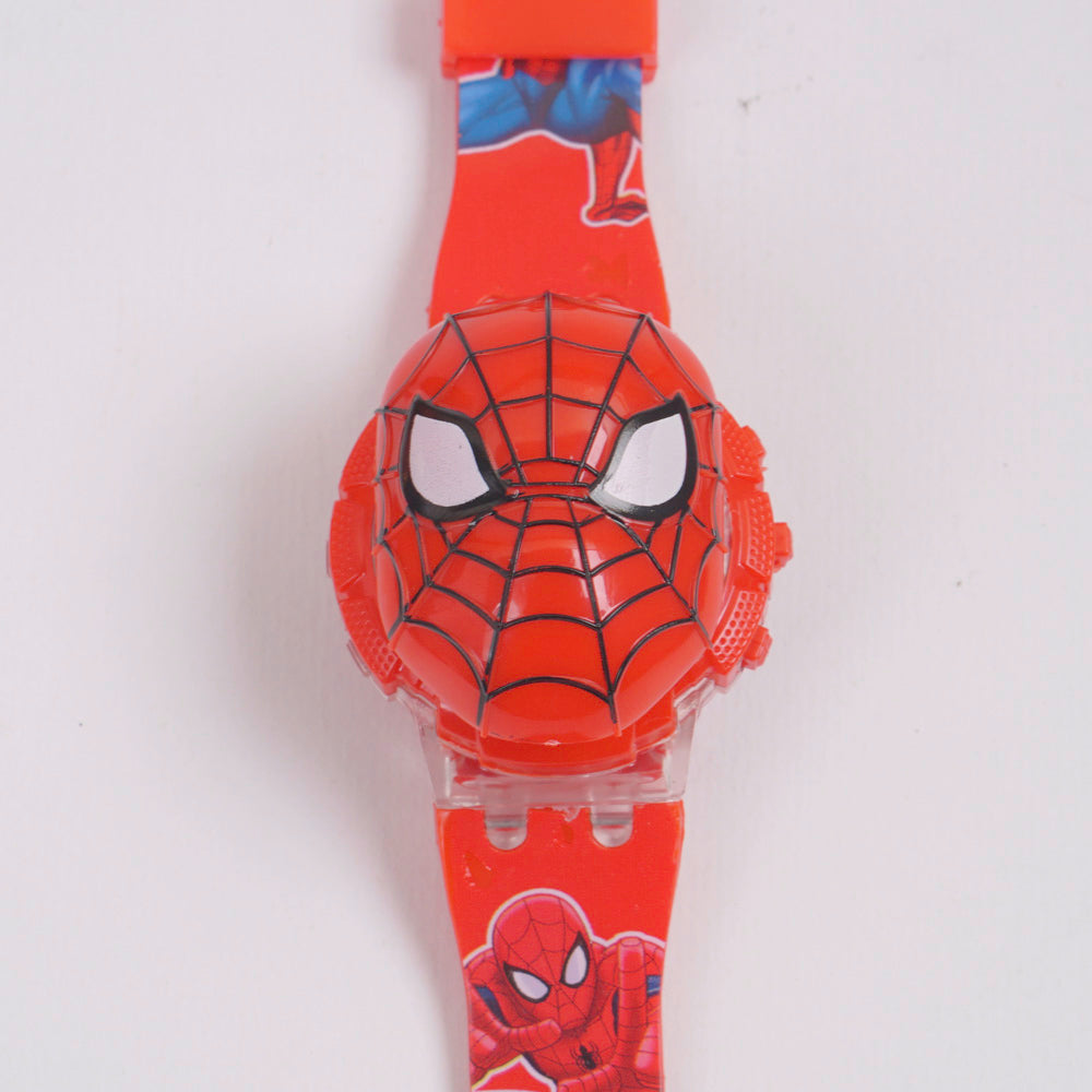 Kids Character digital watch Red Spiman
