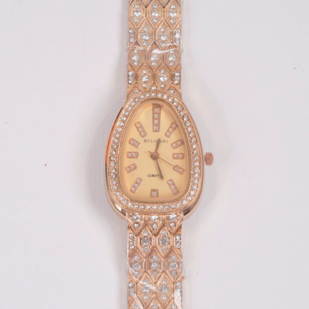 Woman Chain Watch Rosegold Pink