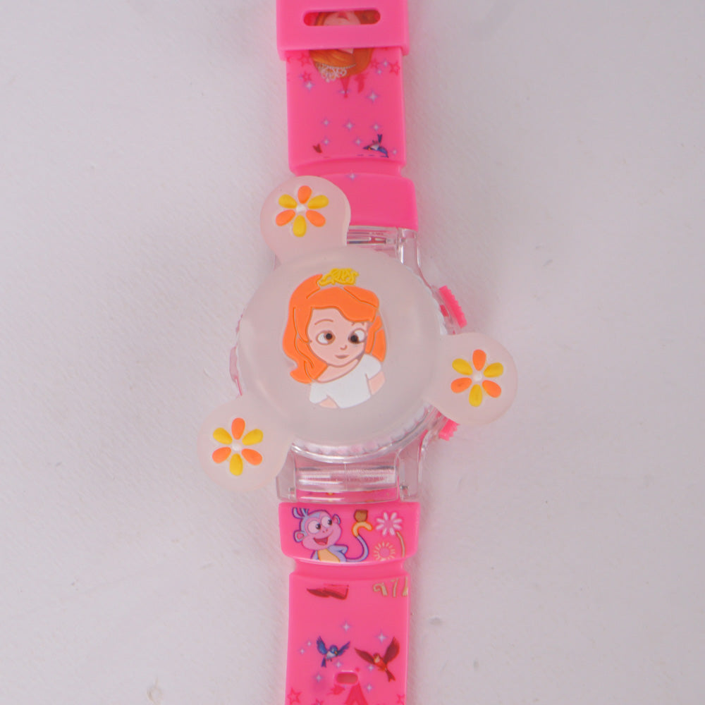 Kids Spinner Character digital watch frozen