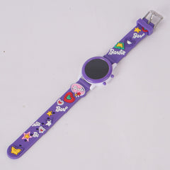 Kids Digital Character Watch purple barbee