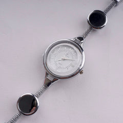 Women's Stylish Chain Watch Silver