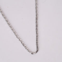 Refined Silver-Tone Link Chain 3mm