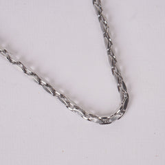 Refined Silver-Tone Link Chain 3mm