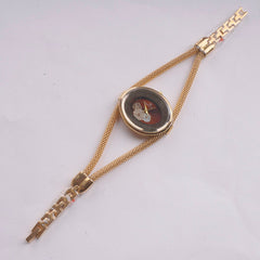 Women's Stylish Chain Watch Golden