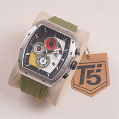 T5 Men’s Watch H3877G-A – Stainless Steel Chronograph with Premium Finish