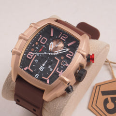 T5 Men’s Watch H3953G brown color – Stylish Stainless Steel Chronograph Design with Premium Finish