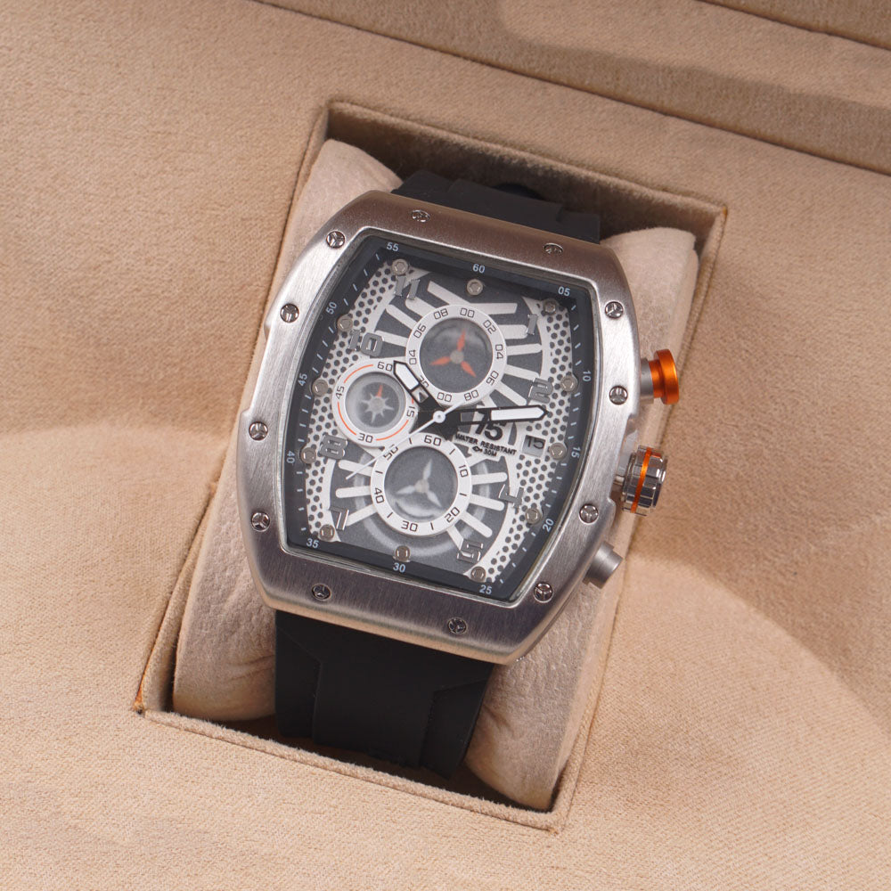 T5 Men’s Watch H3720G-C– Stainless Steel Chronograph with Premium Finish