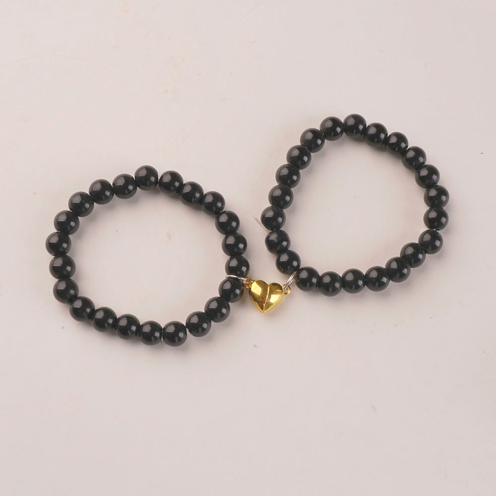 Beads Unisex Couple heart shape Fashion Bracelet