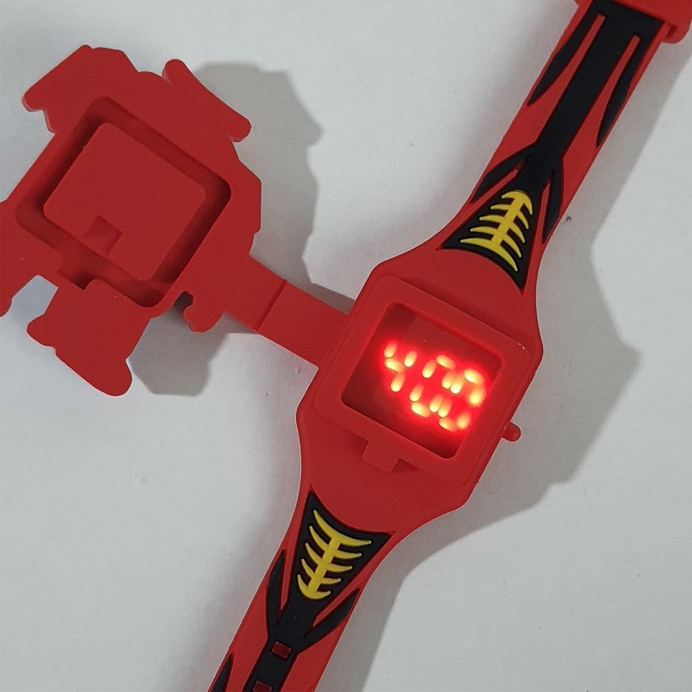 Kids Character Digital Watch Red