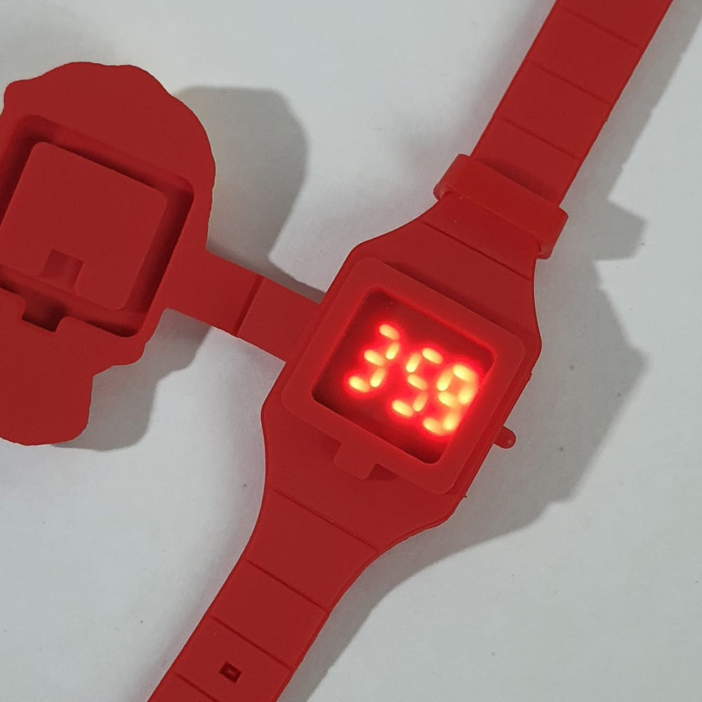 Kids Character Digital Watch Red