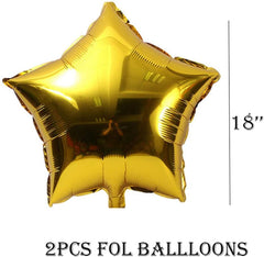 14 Pcs Party Decoration Golden Confetti Balloons Set