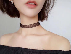 Black Lace Elastic Chokers Necklaces - Thebuyspot.com